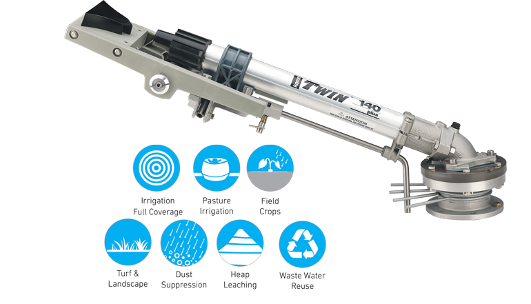 Jain Twin 140 Plus Sprinkler